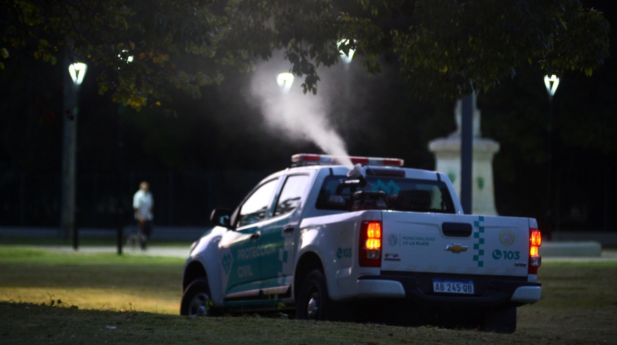 La Plata: continúa el cronograma de fumigación en toda la ciudad