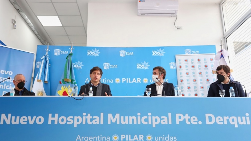Kicillof en Pilar: “Este hospital sintetiza qué Provincia queremos, un Estado presente que garantice la salud”