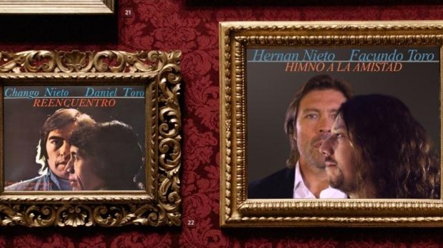 Los hijos del Chango Nieto y Daniel Toro recrean el Himno a la amistad, cuarenta años después