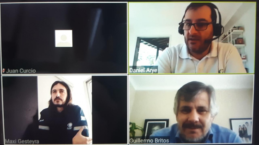 Britos mantuvo una reunión virtual con los Ejecutivos de Amcor Flexibles Argentina