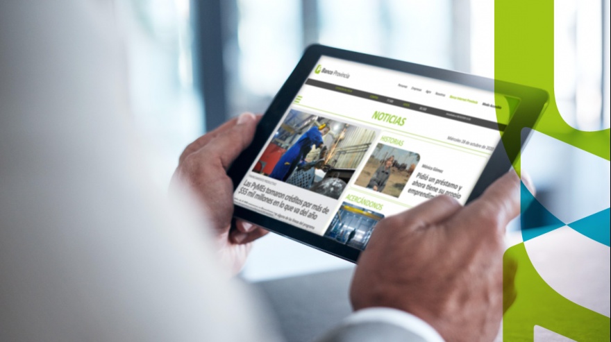 Banco Provincia lanzó un portal de noticias
