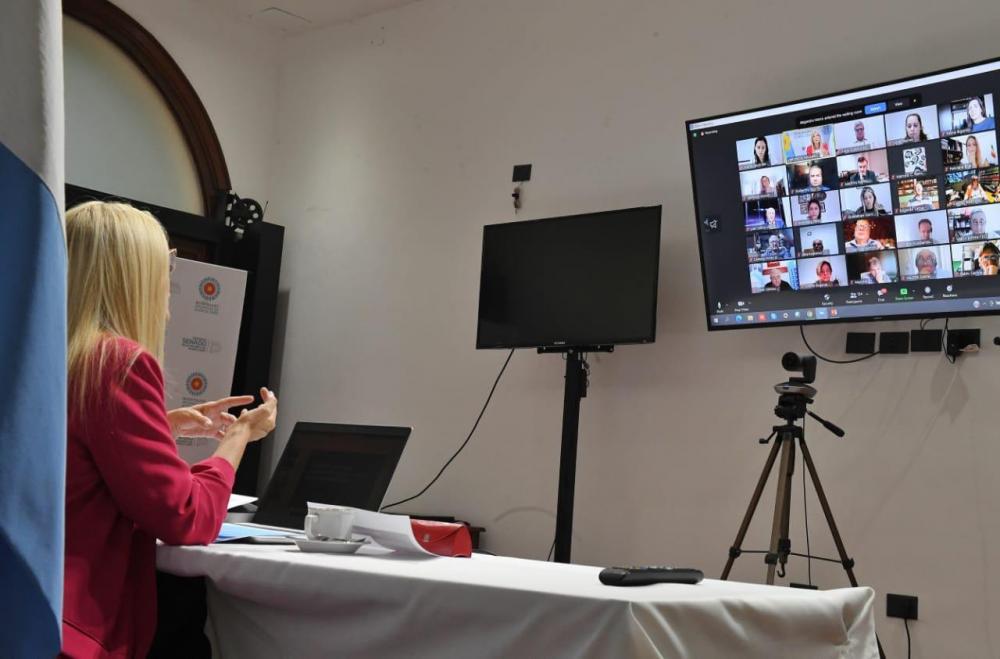 Magario: "Para beneficiar la recuperación productiva es necesario vacunar"