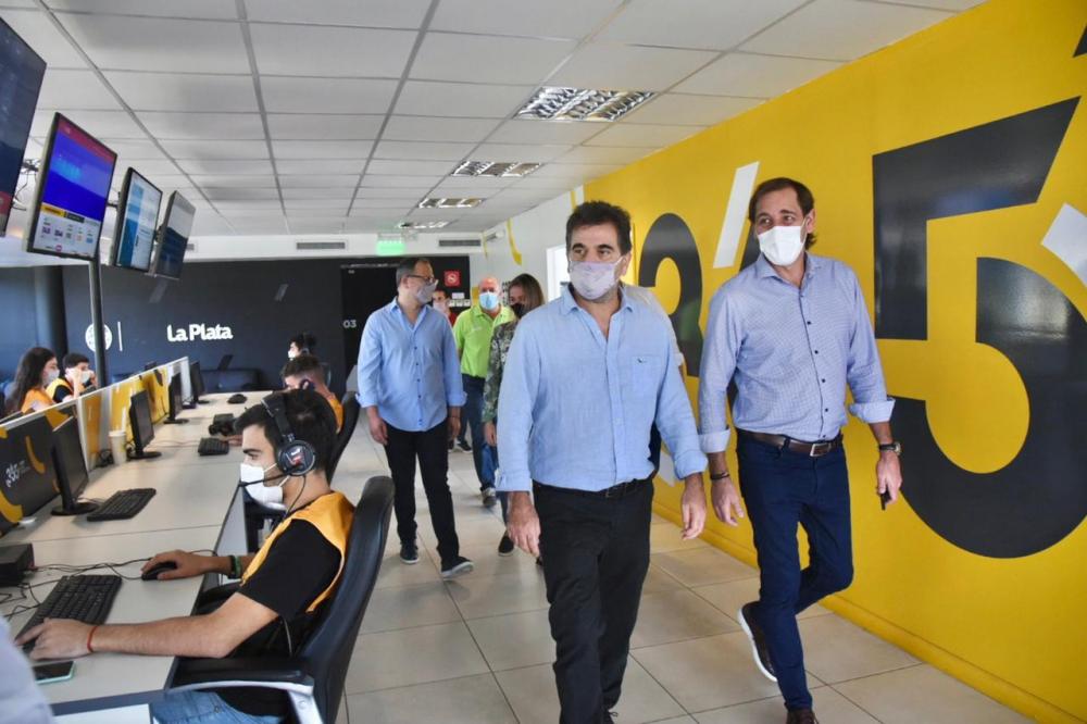 Garro y Ritondo recorrieron el Comité de Emergencia y analizaron la situación sanitaria ante el COVID