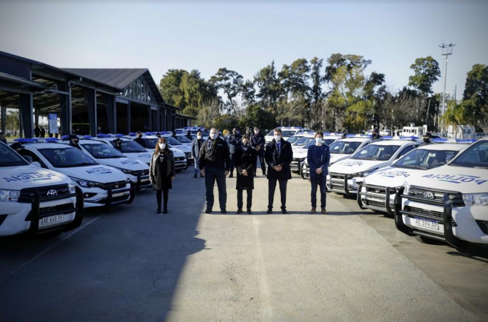 La Provincia puso en marcha 27 nuevos patrulleros para San Fernando