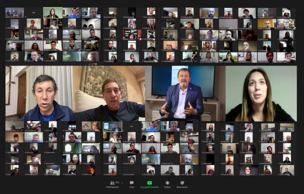 Con Vidal , Santilli y Posse, Roberto Costa presentó su libro: "Concejales"