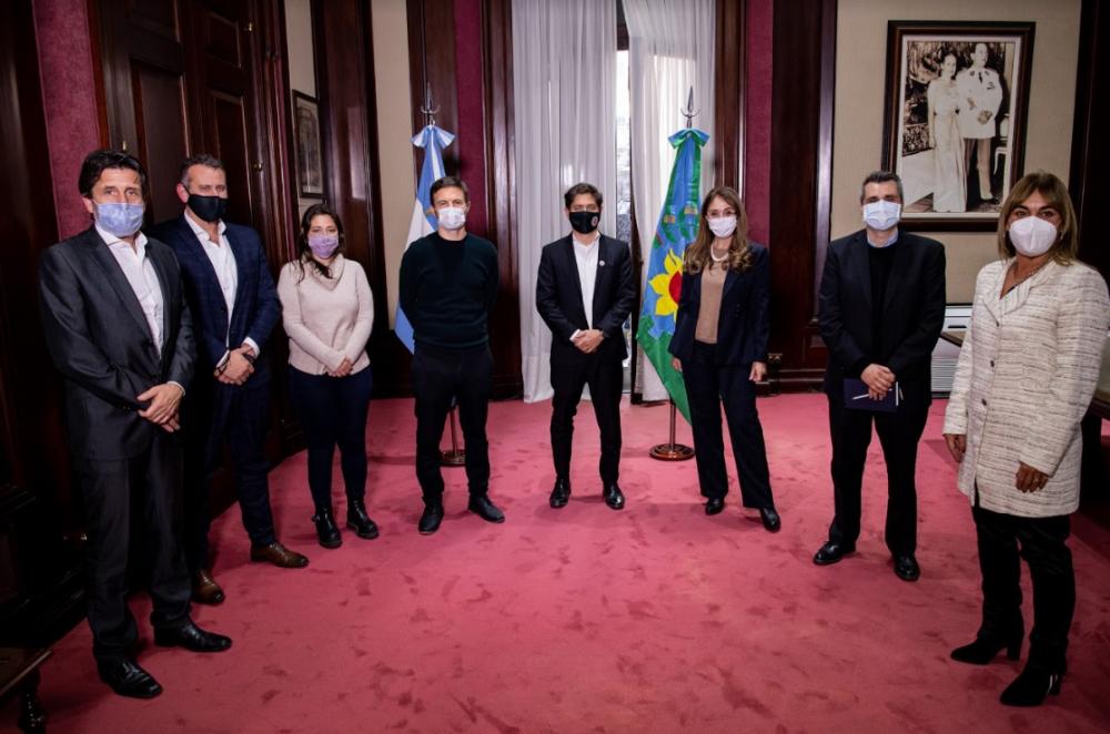 Kicillof se reunió con representantes de cámaras empresariales bonaerenses