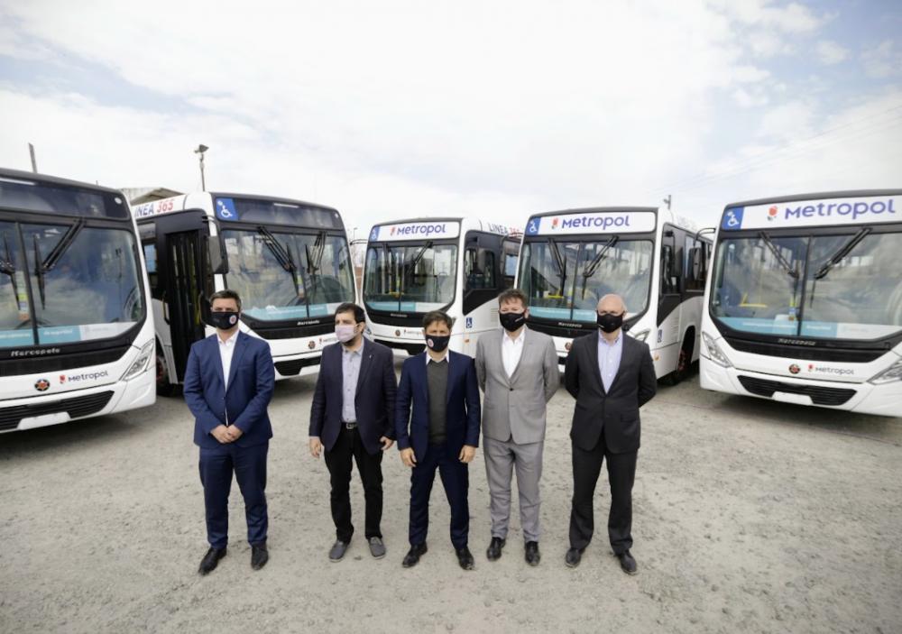 Kicillof participó de la presentación de inversiones en transporte público