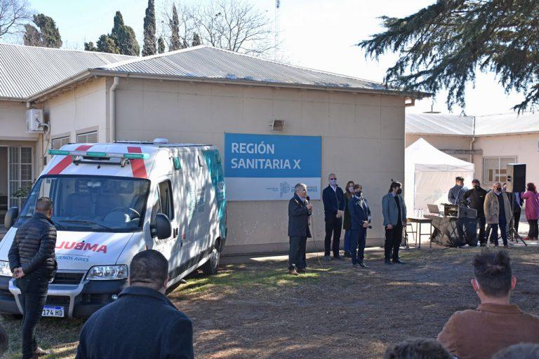 Britos recibió una ambulancia para el sistema de salud local por parte del gobernador Axel Kicillof