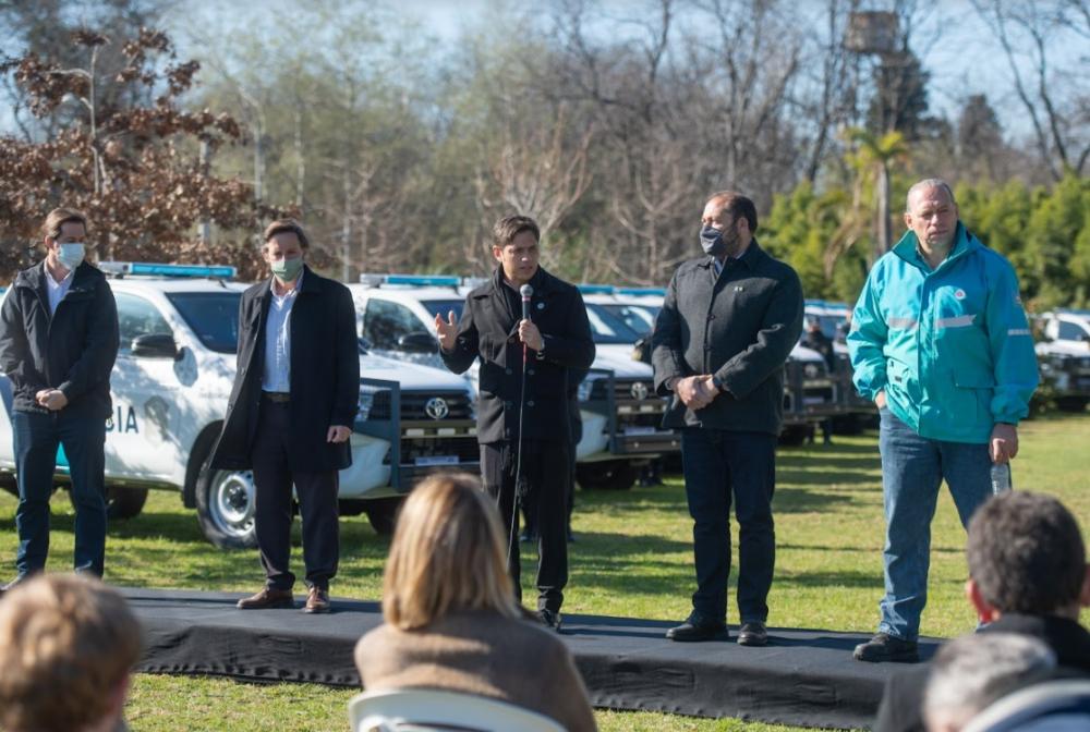 La Provincia puso en marcha 36 nuevos vehículos para reforzar la seguridad en San Miguel