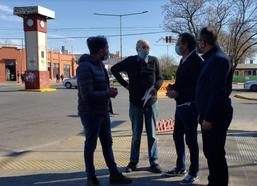 Garro y Perechodnik, de recorrida: “Estamos para escuchar y trabajar para salir juntos adelante”