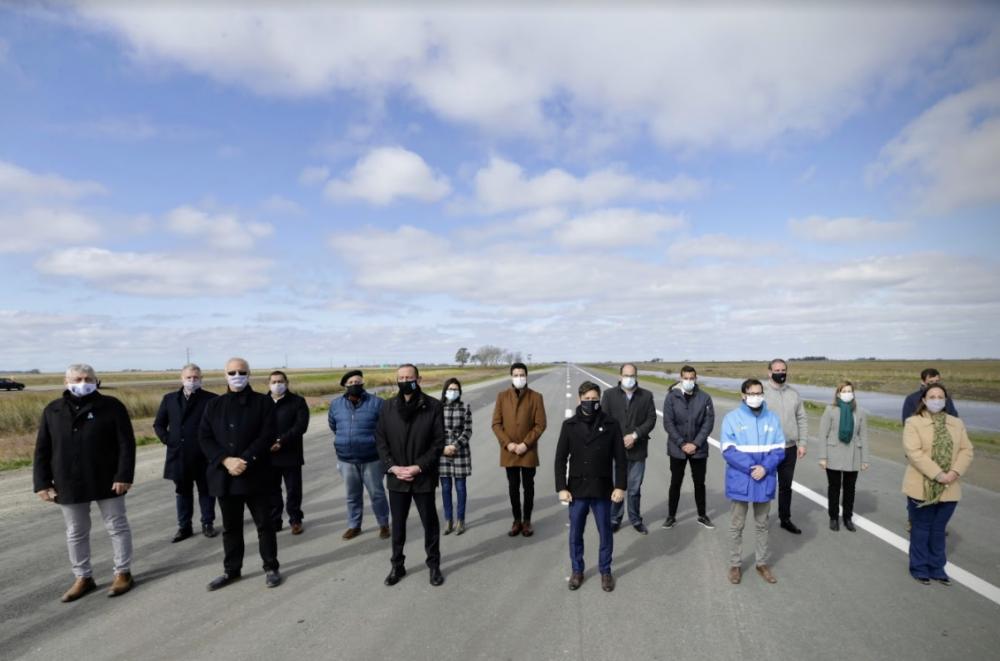 Se inauguró un nuevo tramo de la autovía en la ruta 11