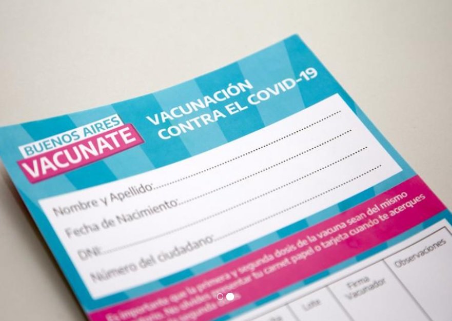 Enviarán medio millón de turnos para la segunda dosis en provincia de Buenos Aires