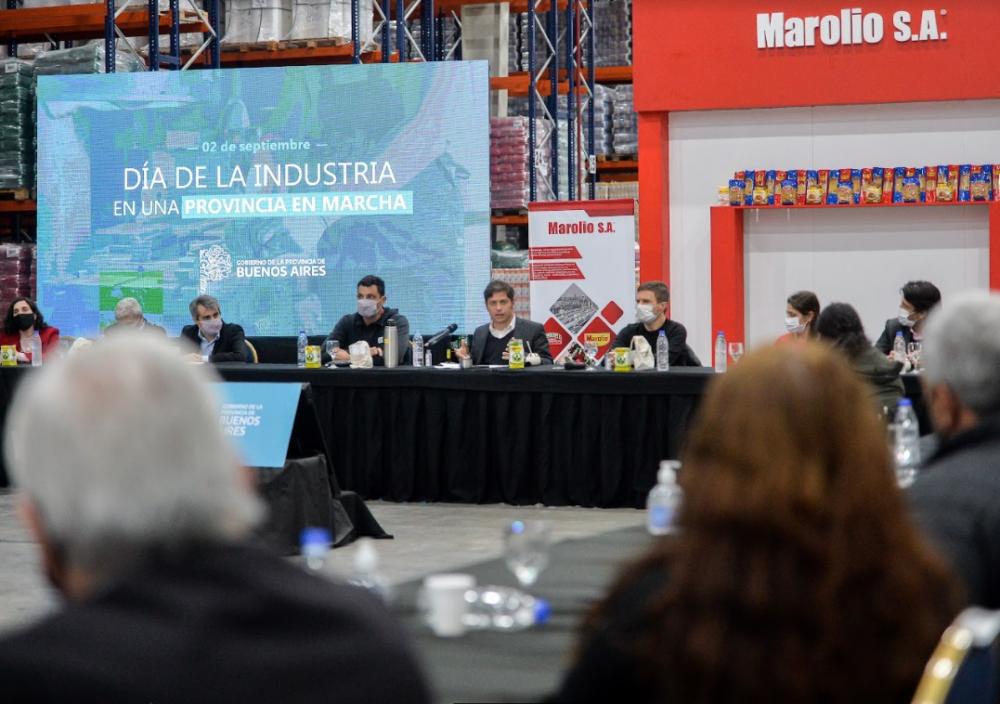 Kicillof se reunió con industriales bonaerenses en General Rodríguez