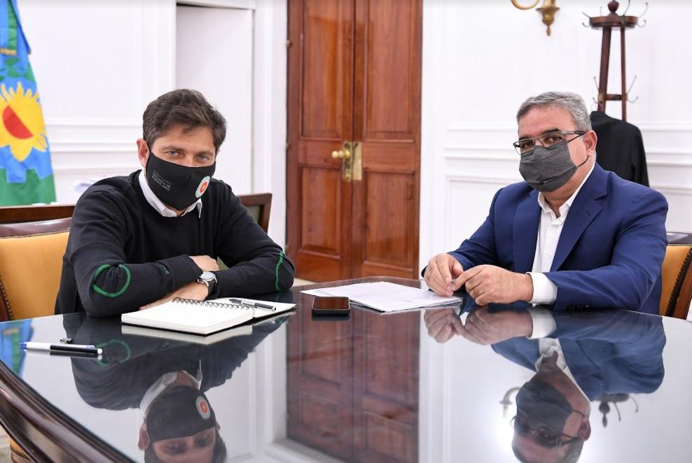 Kicillof mantuvo una reunión con Jalil en La Plata