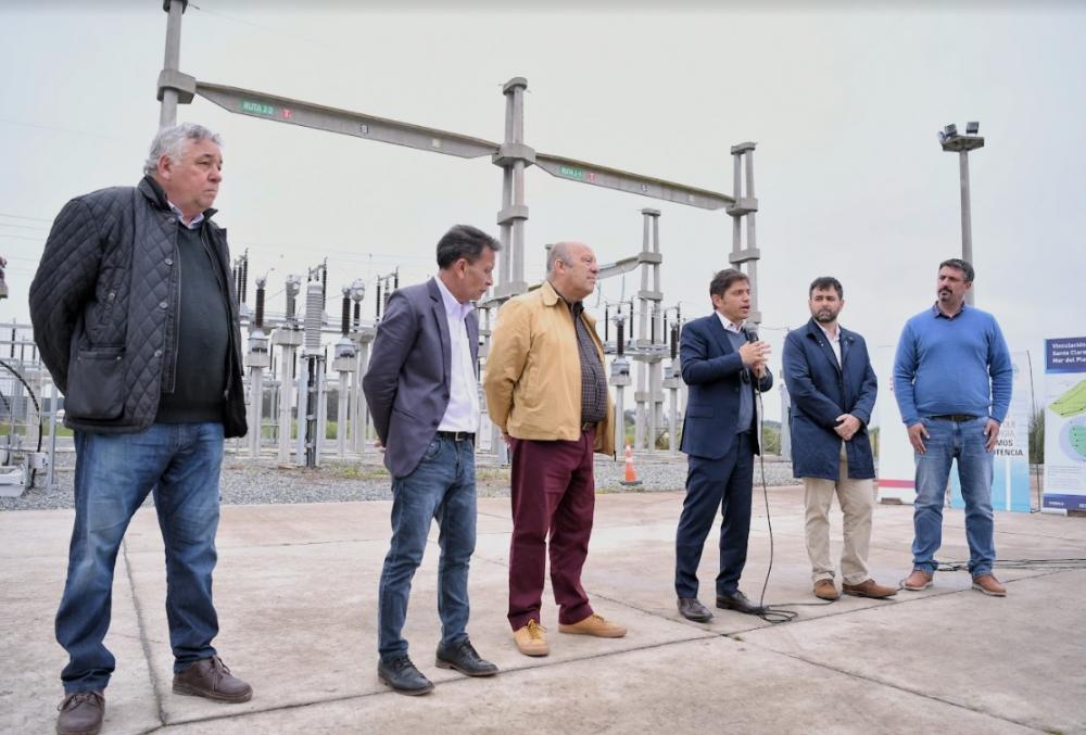 Se puso en marcha la nueva línea de alta tensión que conecta Santa Clara del Mar con Mar del Plata