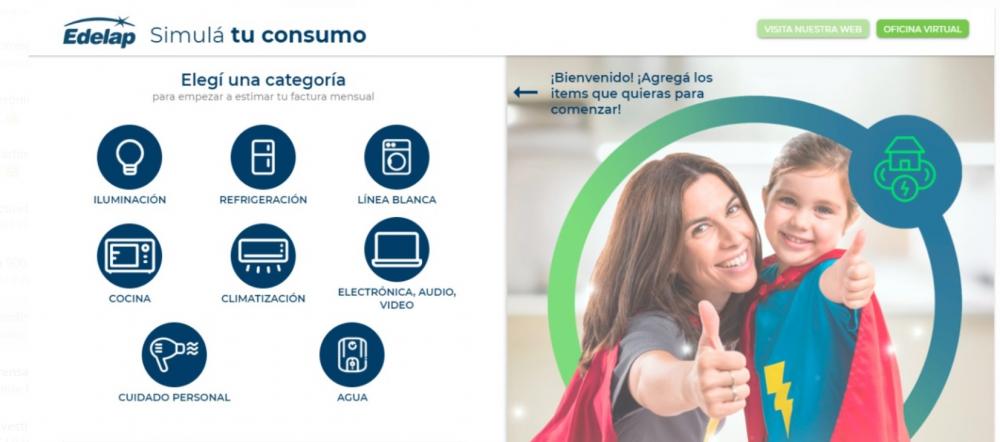 El Simulador de Consumo eléctrico de Edelap recibió más de 121.000 consultas desde su lanzamiento