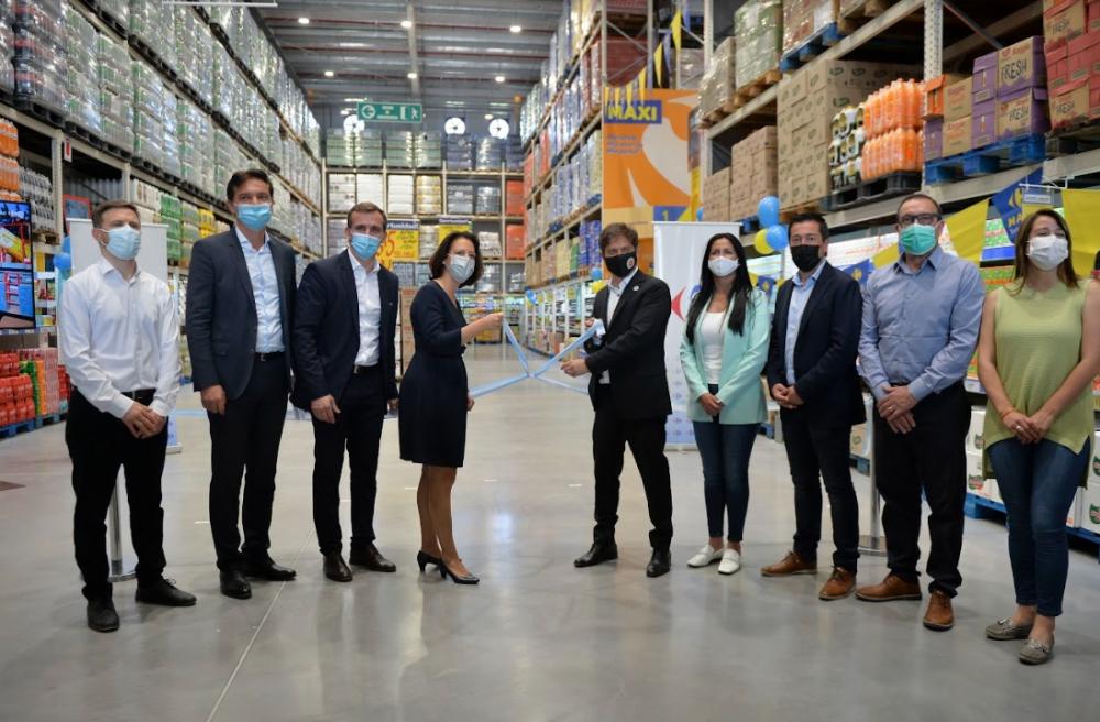 Kicillof participó de la inauguración de un local mayorista de Carrefour en Tortuguitas