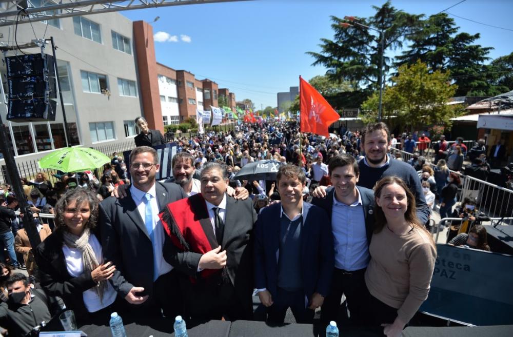 Kicillof participó de la inauguración del nuevo edificio de la Biblioteca Digital de la UNPAZ