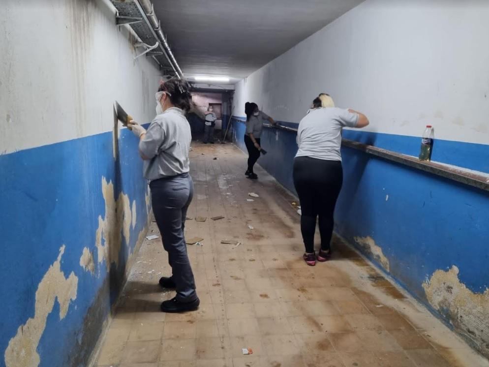 Avanzan las obras por 50 millones de pesos en el hospital Iriarte de Quilmes