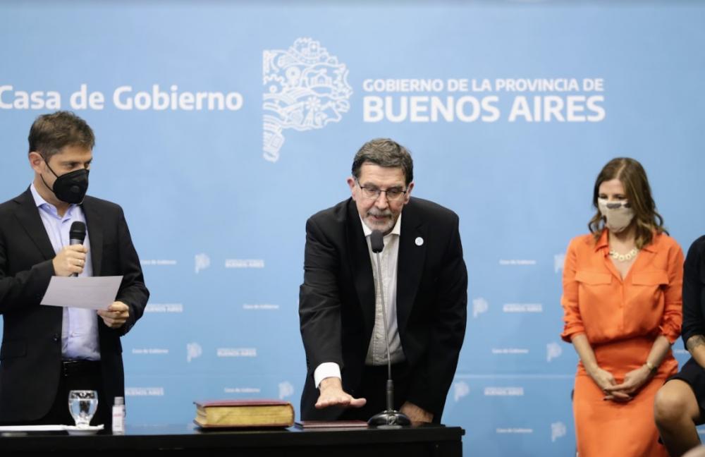 Kicillof tomó juramento a los nuevos integrantes del gabinete provincial