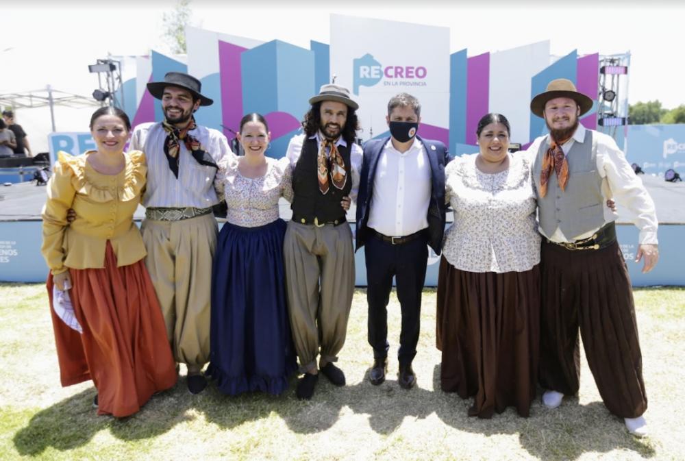 Kicillof puso en marcha los paradores de ReCreo