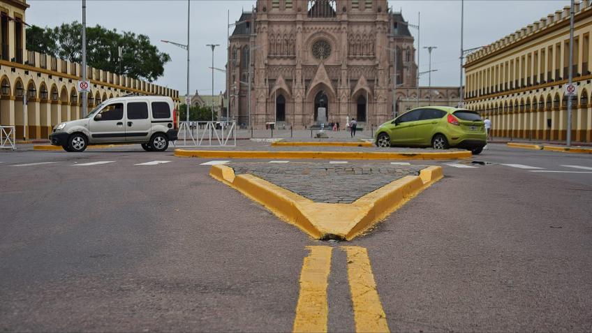 Siguen los trabajos de señalización en Luján