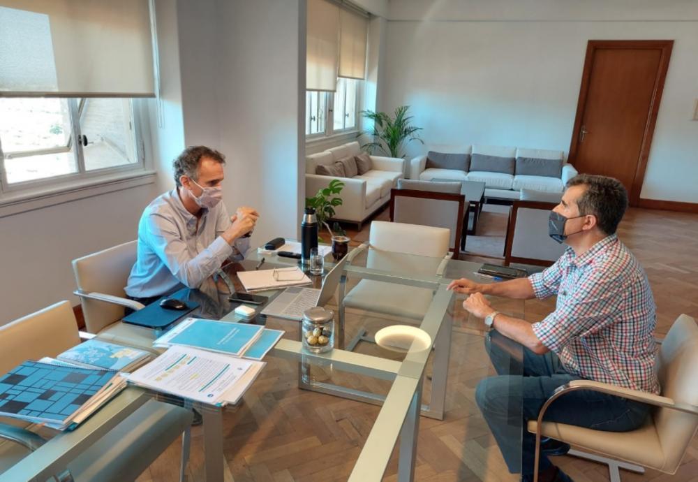 Juanci Martínez se reunió con Katopodis y pidió por la repavimentación de la Ruta 33