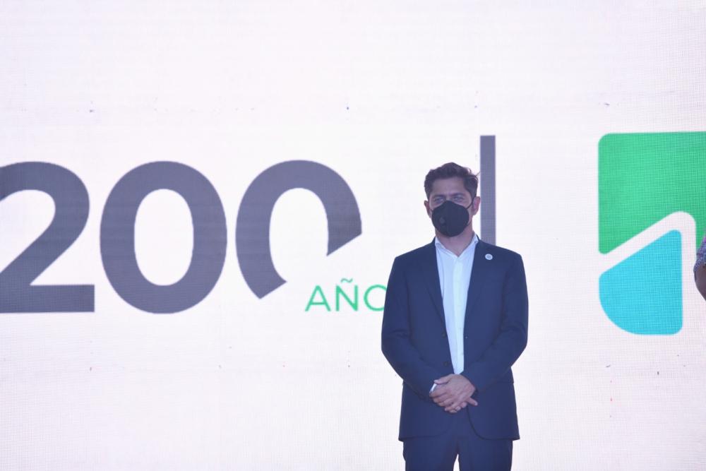Kicillof y Cuattromo encabezaron el acto en conmemoración del bicentenario del Banco Provincia