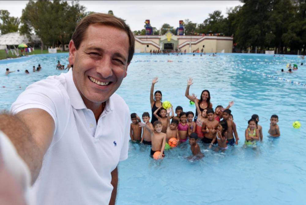 Garro visitó la colonia de verano en la Repu: "Estos espacios nos permiten avanzar en el camino de la inclusión"