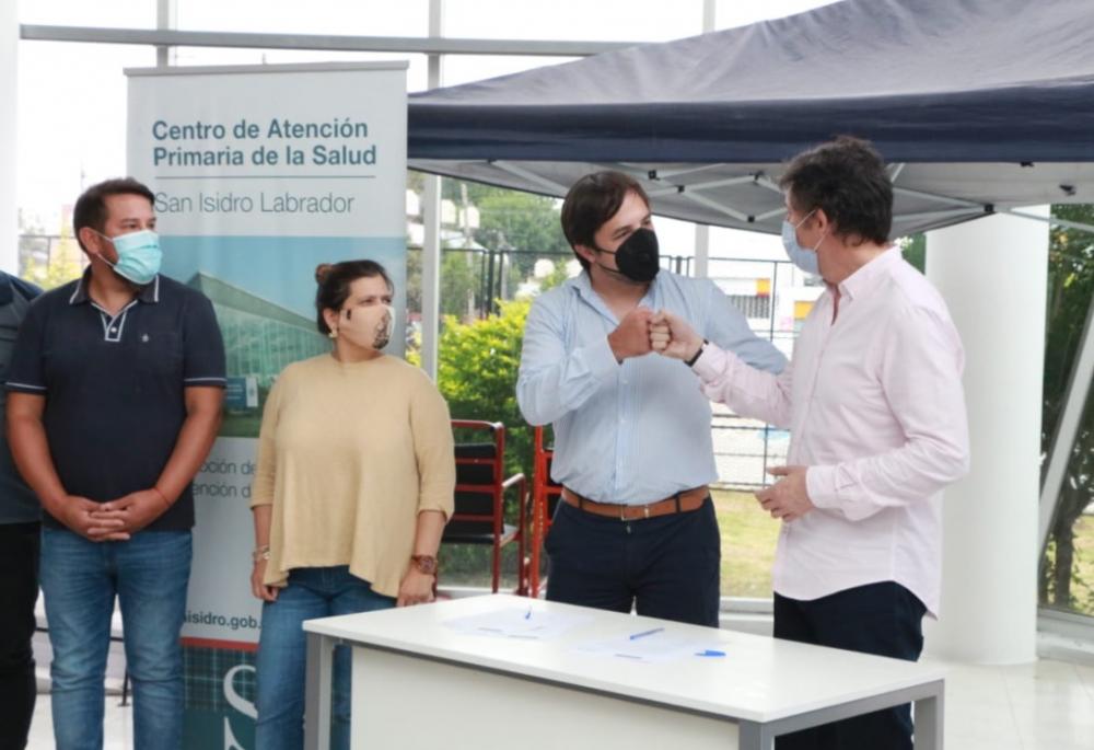 Kreplak inauguró dos CAPS en San Isidro