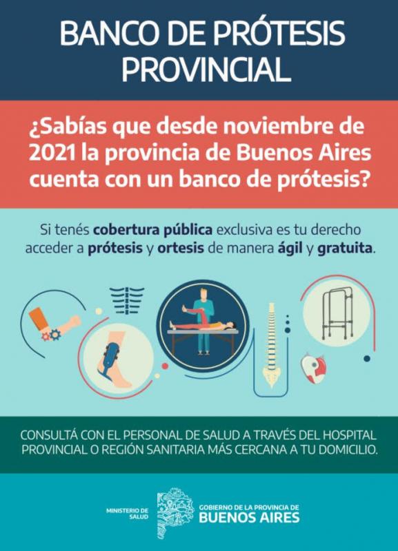 Salud creó el primer Banco de Prótesis y Órtesis de la Provincia