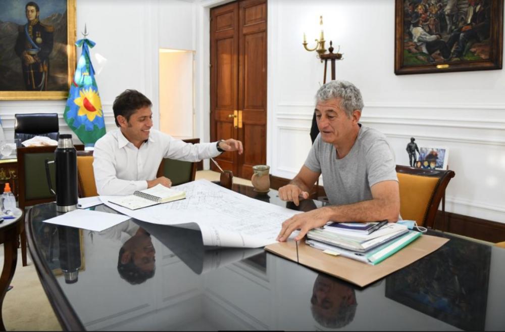Kicillof se reunió con el intendente de Villa Gesell