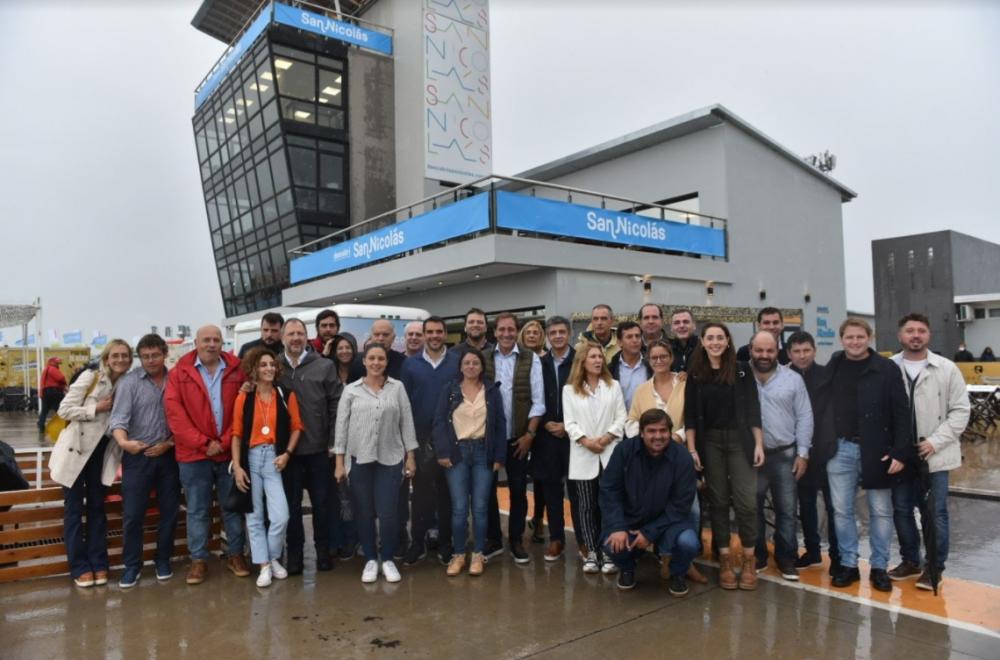 En ExpoAgro, Juntos PBA se reunió con miembros de la Mesa de Enlace