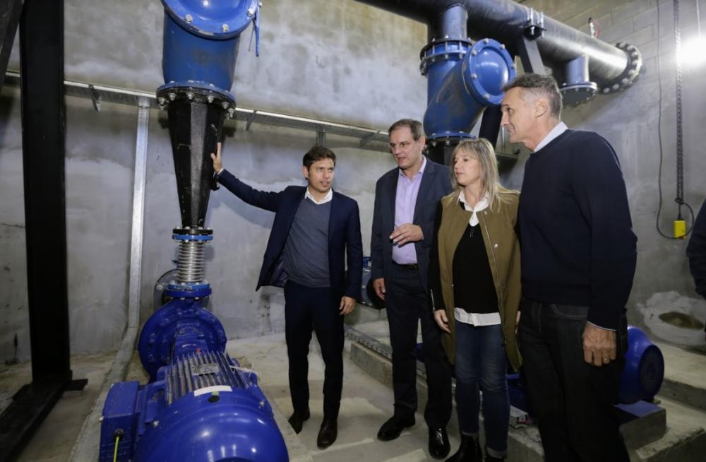 Kicillof inauguró y recorrió obras en General Madariaga