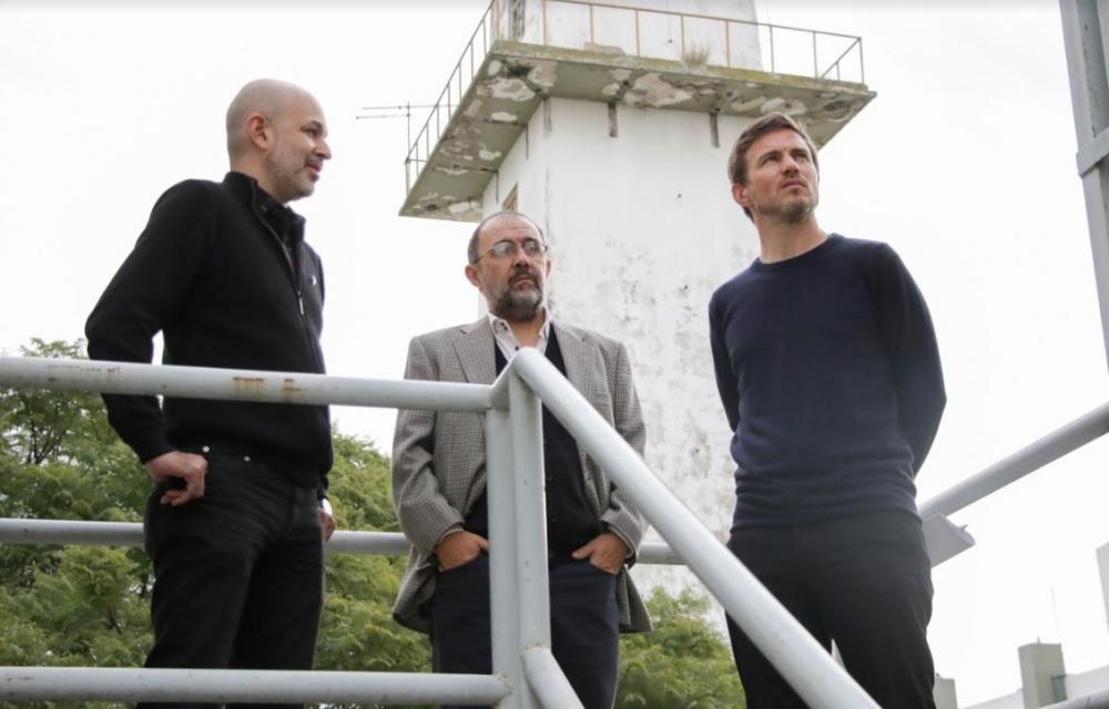 Costa y Villar recorrieron las obras de puesta en valor en la sede de la CIC