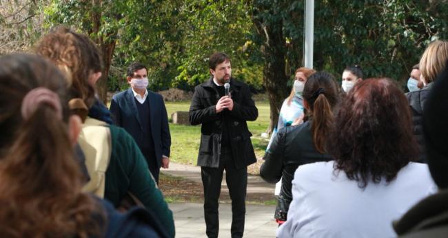 Kreplak inauguró obras en el hospital Jorge de Almirante Brown