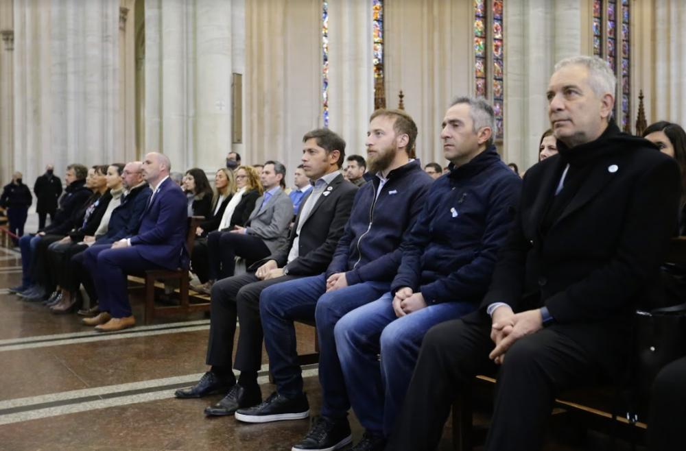 Kicillof participó del Tedeum en la Catedral de La Plata