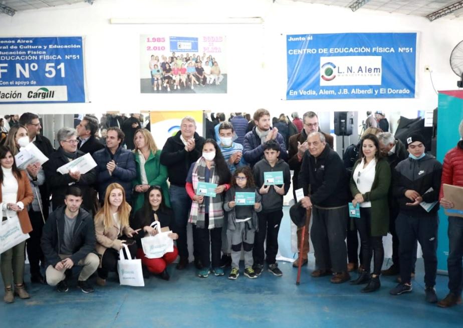 D’Onofrio en Vedia: "Seguimos otorgando derechos a cada bonaerense"