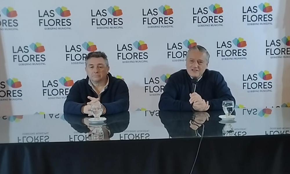 Gelené destacó las obras hidráulicas en Las Flores