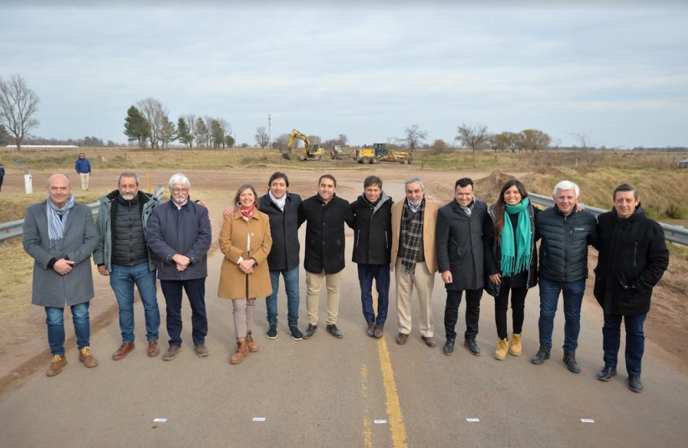 Comenzaron las obras que completarán la pavimentación de la Ruta del Cereal