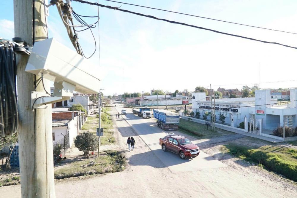 Instalaron nuevas cámaras de seguridad en Monte Grande Sur