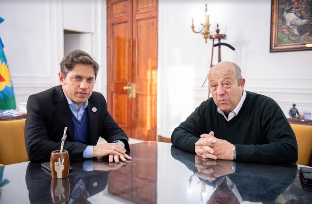 Kicillof se reunió con el intendente de Mar Chiquita