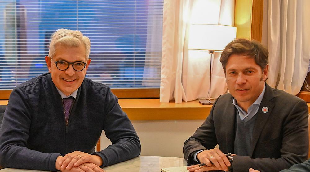 Domínguez y Kicillof acordaron una agenda de trabajo conjunto para el Plan GanAr