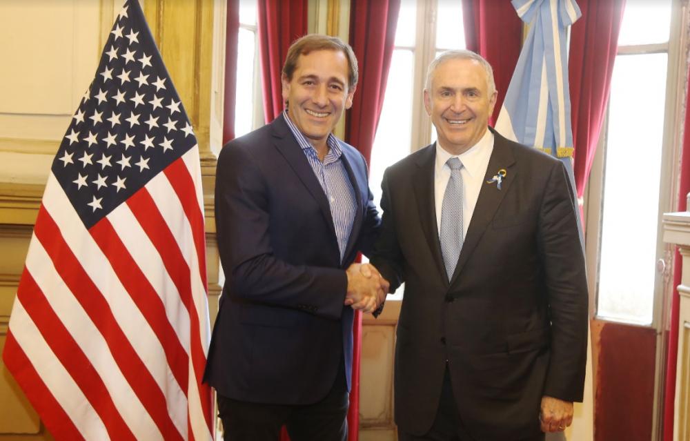 Garro recibió al embajador de Estados Unidos