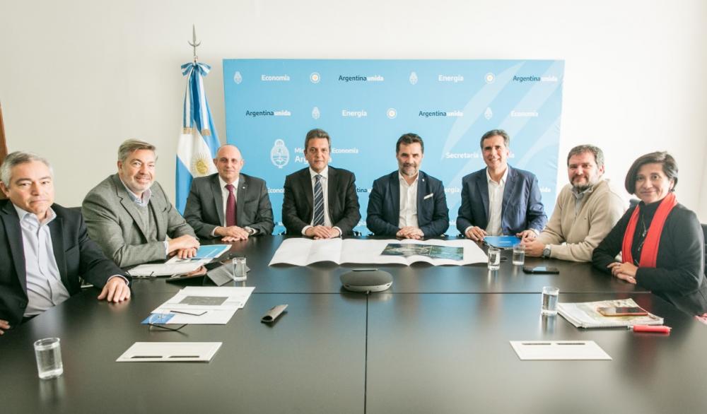 Massa, Guerrera y Martínez presentaron la obra del gasoducto de América