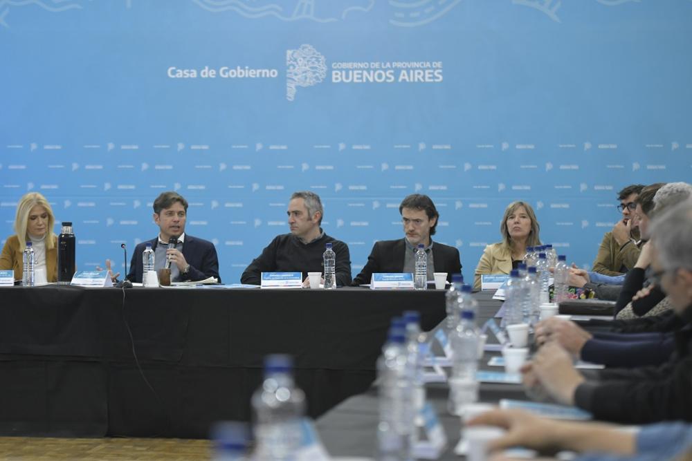 Kicillof y Larroque participaron del lanzamiento del Pacto Social por las Niñeces y Adolescencias