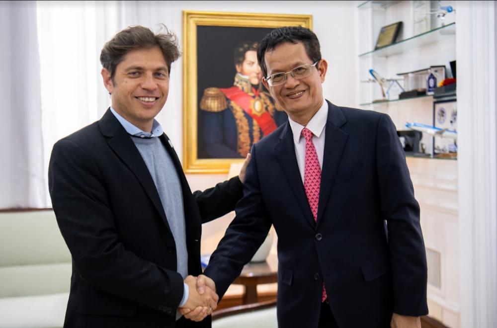 Kicillof recibió al Embajador de Vietnam