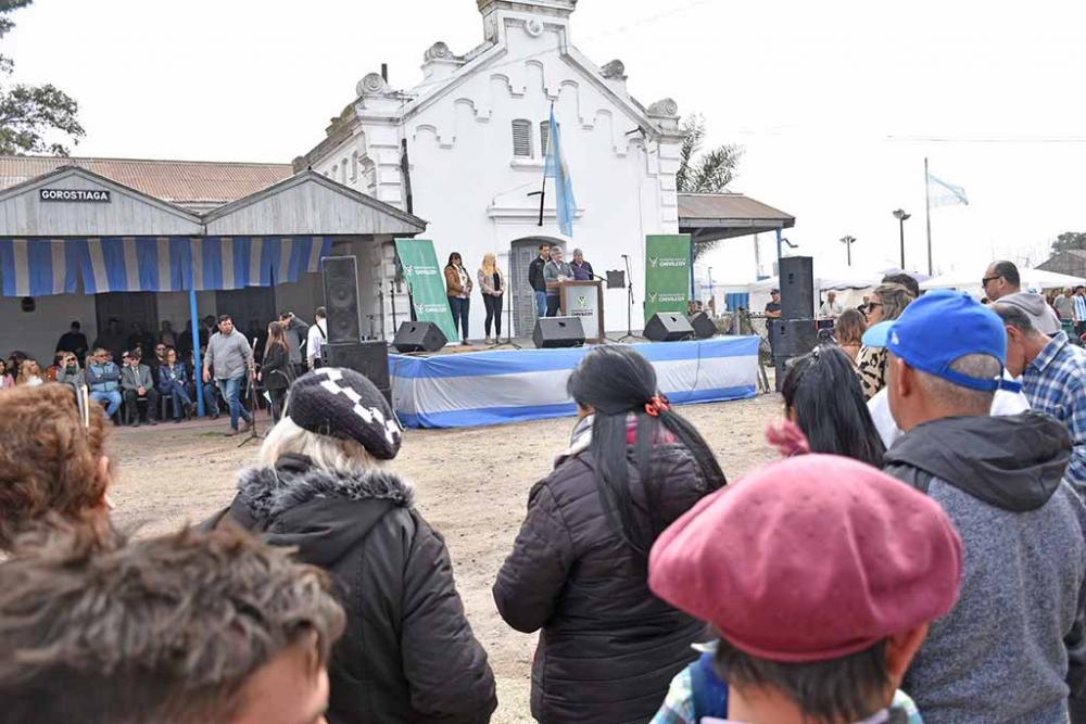 Britos encabezó los festejos por el 112° aniversario de Gorostiaga