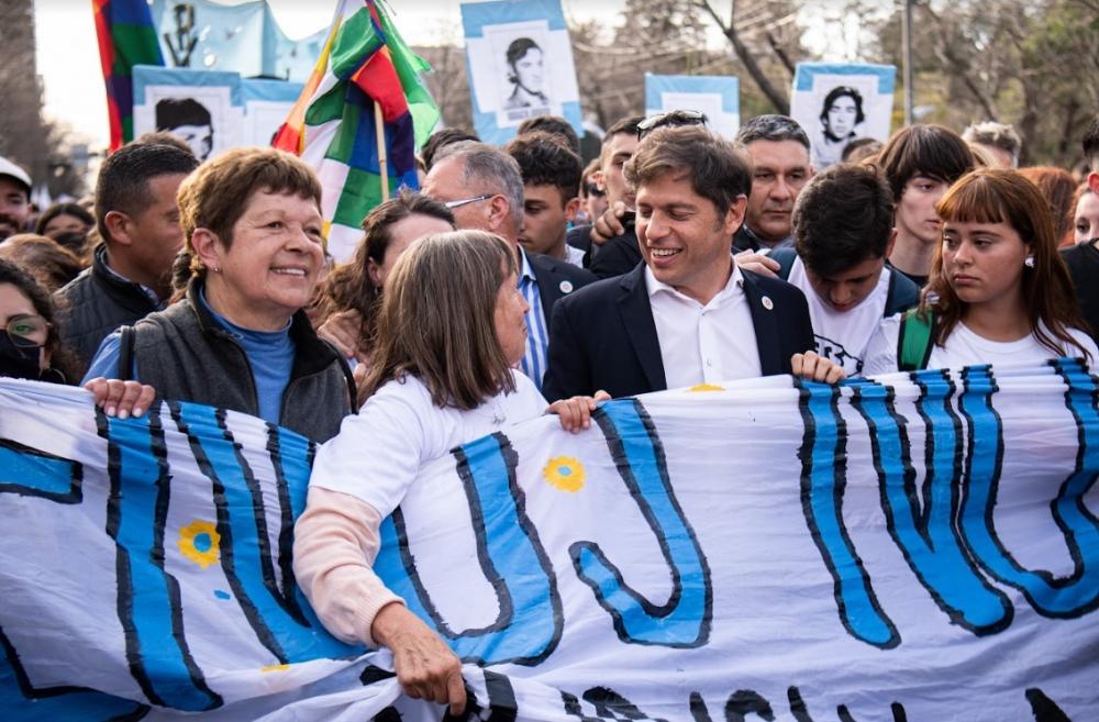 Kicillof participó de la marcha en conmemoración a la Noche de los Lápices