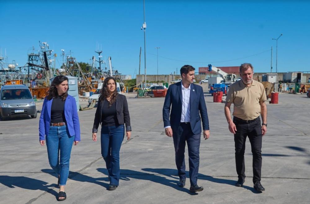 Avanzan obras de infraestructura en el puerto y en el varadero de la Base Naval de Mar del Plata